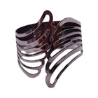 NAPKIN RING IR SILVER GREY 22