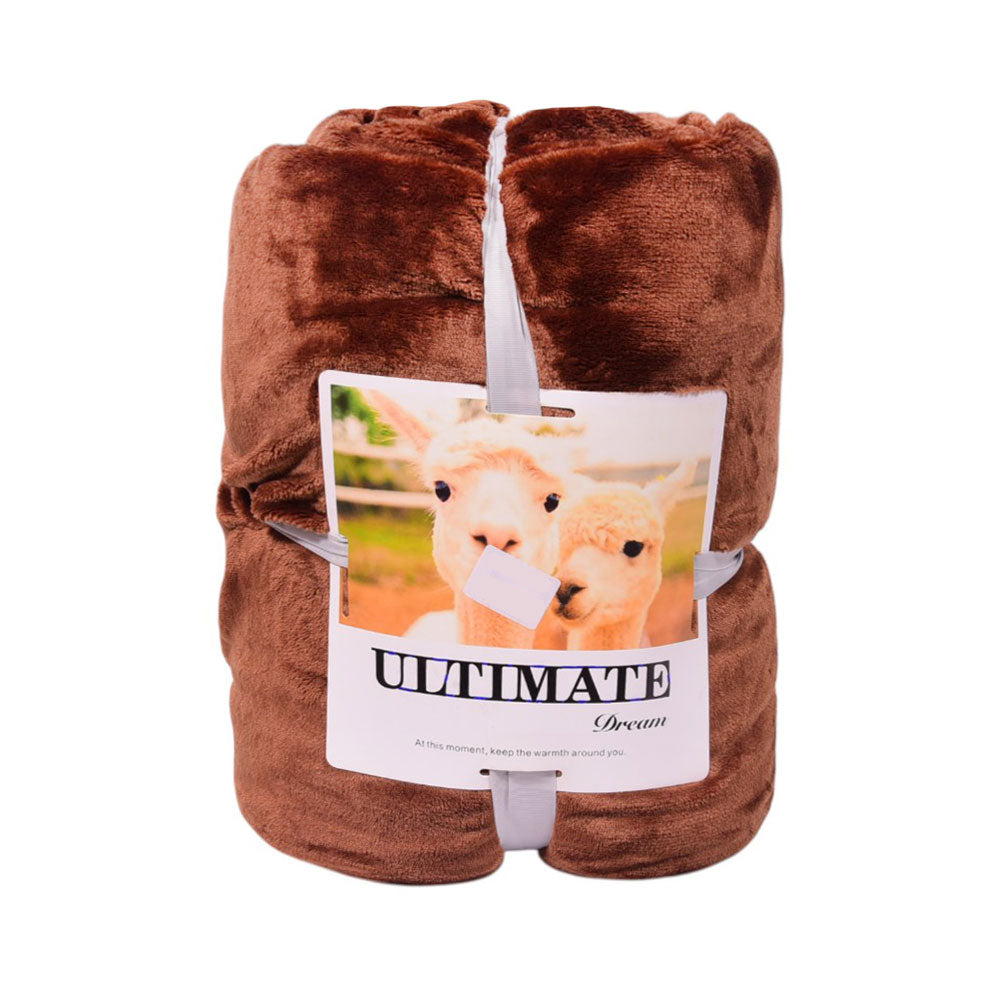 FLEECE BLANKET IR BROWN 62301-2
