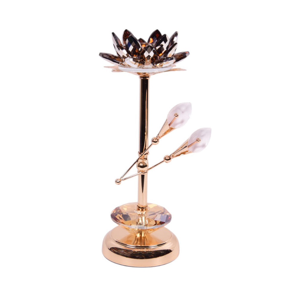 CANDLE STAND CRYSTAL H2119L