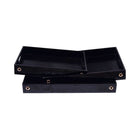 TRAY SET 3PC LEATHER LS-01