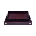 TRAY SET 2PC LEATHER LONG LS-02