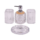 BATHROOM SET 4PC ACRYLIC IR F4647W