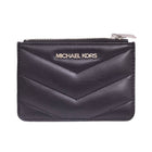 MK JETSET TRAVEL CARDHOLDER SM TZ COIN POUCH 35R4GTVP1V BLAC