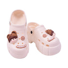LADIES CROCS IR 35-40 WHITE EVA-E953