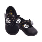 GIRLS PUMPS 21-25 BLACK H016