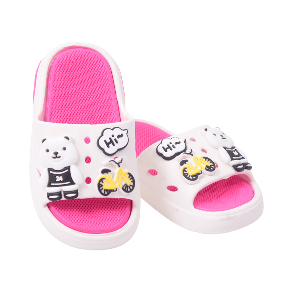 GIRLS SLIPPER IR 24-25 WHITE 1301-27 EVA