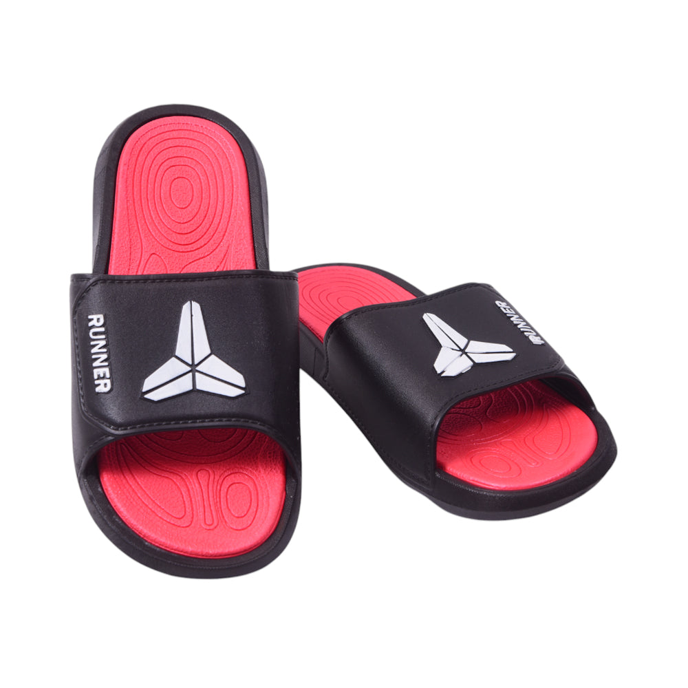 MENS SLIPPER 41 BLACK 3376+1 PVC+EVA 40-45