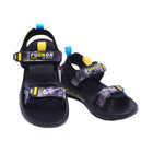 BOYS SANDAL 35 YELLOW-BLACK B2408 32-37