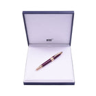 MONT BLANC PEN S-E  JFK BURGUNDY FP 132124