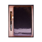 SHEAFFER 9340 /BRIGHT CHROME WITH GOLD TRIM WITH A5 NOTE BOO