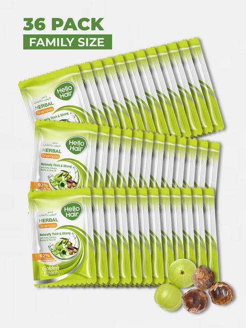 HELLO HAIR HERBAL SHAMPOO 4ML SACHET (pock of 36)