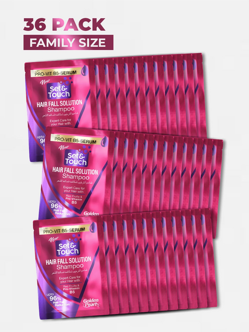 Set & Touch Hair Fall Solution Shampoo Sachet 4ml – Pack of 36