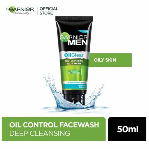 Garnier Men Oil Clear Deep Cleansing Face Wash 50g