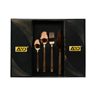 CUTLERY SET 24PC AYD 16919-4 COPPER ST