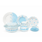 DINNER SET 71PC LUMINARC PIMPRENELLE BLUE