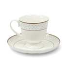 CUP & SAUCER BONE CHINA HS009 TMC (Pack of 6)