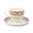 CUP & SAUCER BONE CHINA FD008 TMC (Pack of 6)