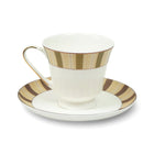 CUP & SAUCER NEW BONE CHINA 3 SHAPE JH8 TMC (Pack of 6)