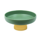 BOWL FOOTED CERAMIC 10 INCH DISTLJ-24 LIGHT GREEN