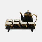 COFFEE SET 9PC CERAMIC BY861-4 HFE