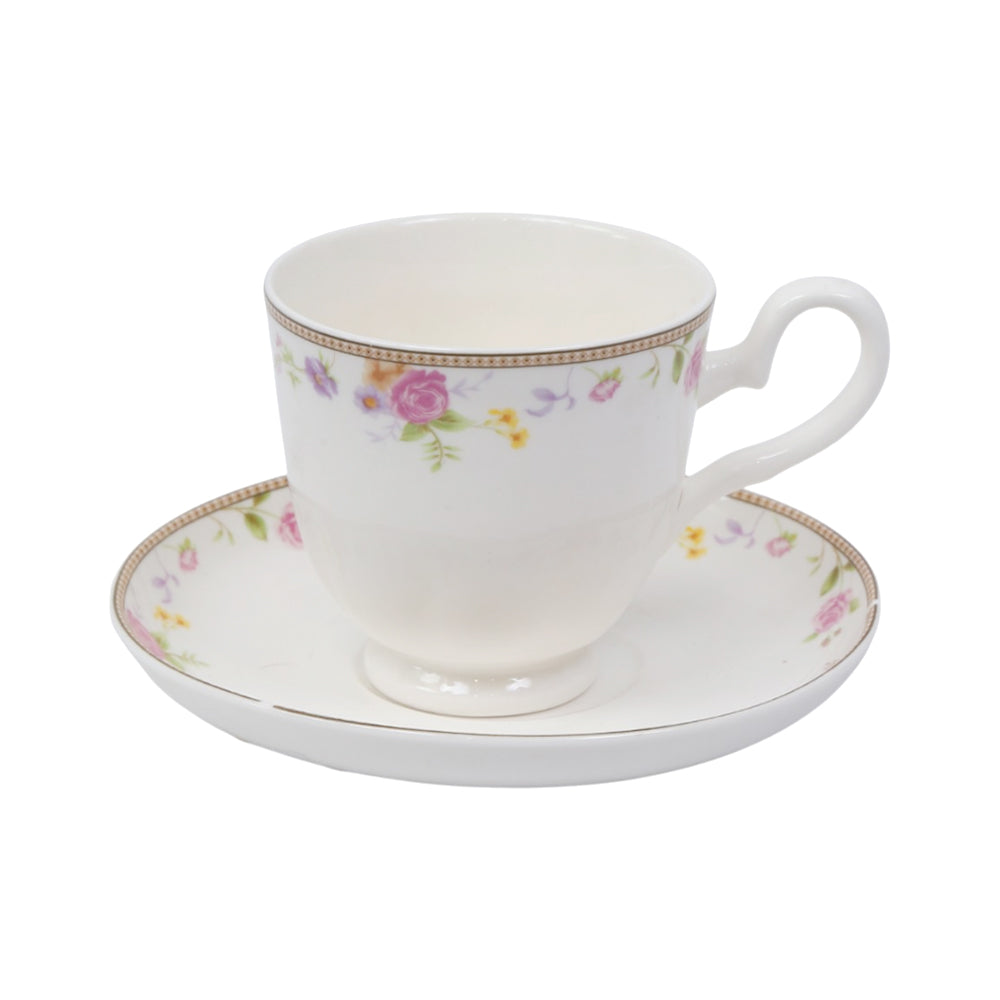 CUP & SAUCER BONE CHINA SH156/03212 (Pack of 6)