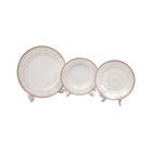 PLATE SET 18PC BONE CHINA 006 KC