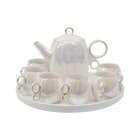 COFFEE SET 9PC CERAMIC REVOLVING IR SW-FA-19