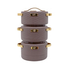 HOT POT SET 3PC FOREVER GOLD EHP COFFEE