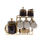 COFFEE SET 15PC CERAMIC SHINE COLLECTION ABC-381 B