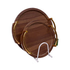 TRAY SET 2 PC WOODEN IR JC-5