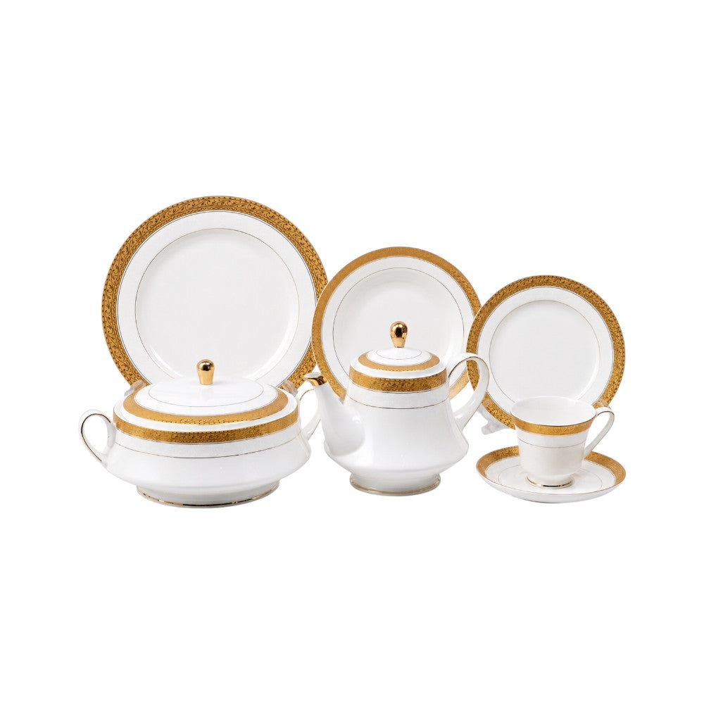 DINNER SET 61PC SUPER BONE JH004 APK