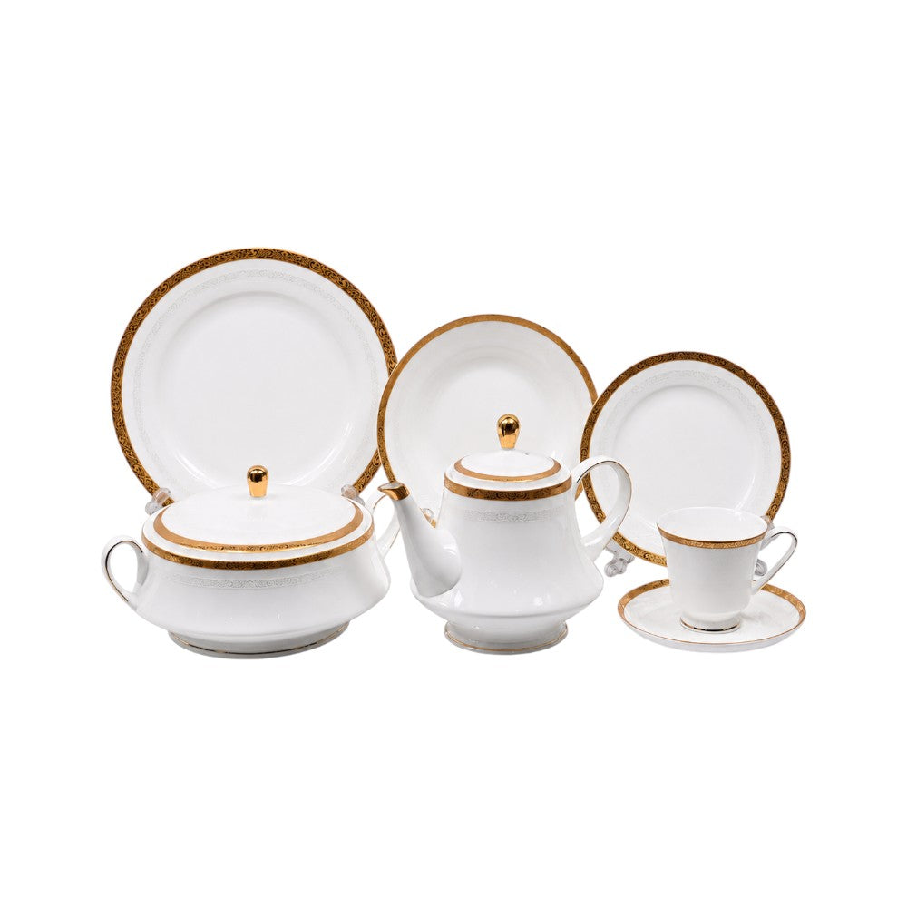 DINNER SET 61PC SUPER BONE JH005 APK