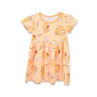 GIRLS S/S KNIT PRINTED FROCK ZHS-26 4-5 YEAR 017 W.G