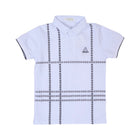 BOYS S/S T-SHIRT POLO WHITE IR 6-7 YEAR L166