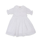 GIRLS S/S COTTON CHICKEN FROCK WHITE IR-26 4-5 YEAR PH031