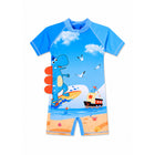 BOYS 2PC SWIMMING COSTUME MULTI IRS-26 6-7 YEAR 06