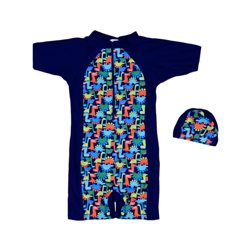 BOYS 2PC SWIMMING COSTUME MULTI IRS-26 8-9 YEAR 13