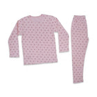 GIRLS L/S 2PC L/W SLEEPING SUIT PINK 5-6YEAR ZHS-26 7284 I.G