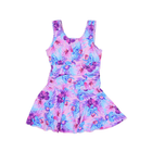 LADIES S/L SWIMMING COSTUME BABY-PINK TROPICAL 2XL IR-25 316