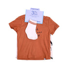 BOYS S/S 3PC KNICKER SUIT  L-BROWN 12-18M ZHS-26 NO-8 W.G