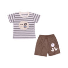 BOYS S/S 2PC KNICKER  SUIT 6-9M ZHS-26 NO-1 W.G