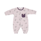 BOYS L/S PRINTED ROMPER L/W GREY 3-6M ZHS-26 10 W.G