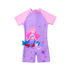 GIRLS 2PC SWIMMING COSTUME PURPLE 4-5YEAR NO-2 THAI-26