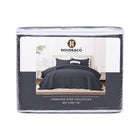 H&C KING BEDSPREAD LEAF GRAY 78X78