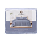 H&C KING BEDSPREAD FLORAL LGRAY 78X78