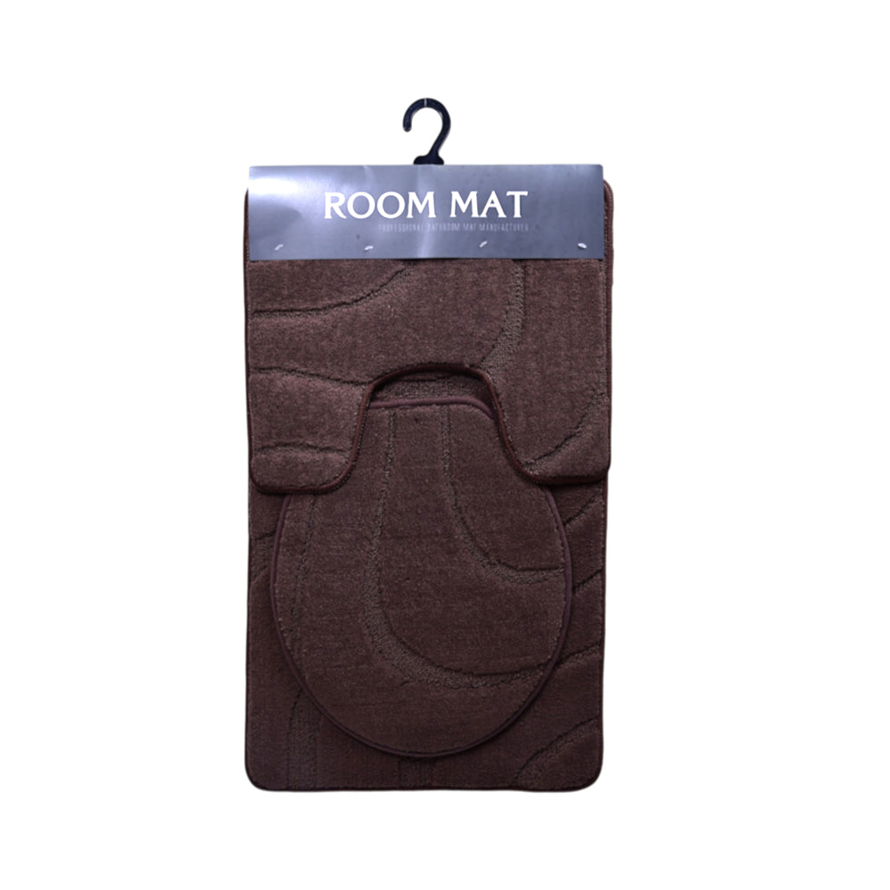 BATH MAT 3PC SET IR  48X78/39X48U/39X45 DD-90