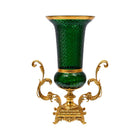 VASE CRYSTAL BRASS IR H-V168-21013 JSB05-D02-1D