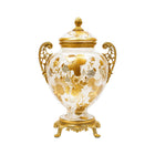 BOWL CANDY CRYSTAL BRASS IR E9-J2004-2 JS1808-737JB