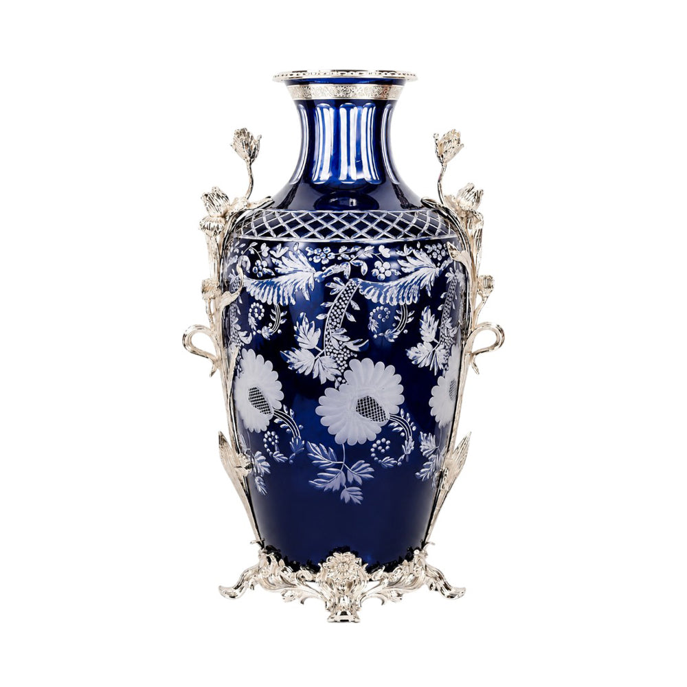 VASE CRYSTAL BRASS IR M3-106301 JSA03-A32