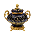 BOWL CANDY CRYSTAL BRASS IR E6-J2007-1 JSA19-A32